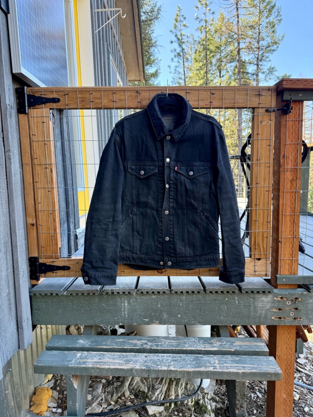 Levi's Black Denim Trucker Jacket